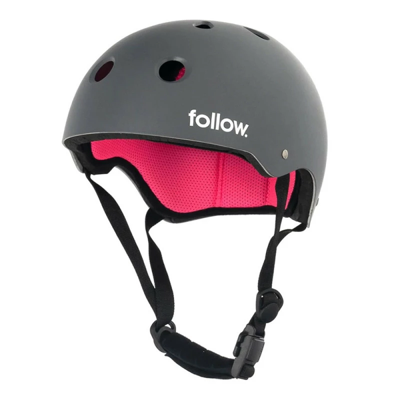 Casque Follow Pro Charcoal / Pink 2 Casque Follow Pro Charcoal / Pink – Image 2