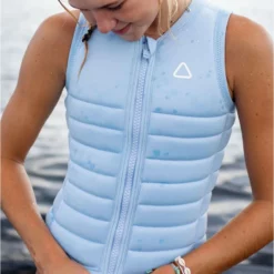Gilet D'impact Follow Néoprène Primary Ladies Baby Blue -Wakeboarder Soldes Magasin gilet d impact follow neoprene primary ladies baby blue 4