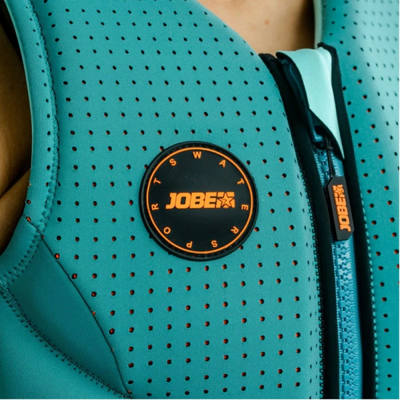 Gilet Jobe Femme Néoprène Fragment Vintage Teal 3 Gilet Jobe Femme Néoprène Fragment Vintage Teal – Image 3