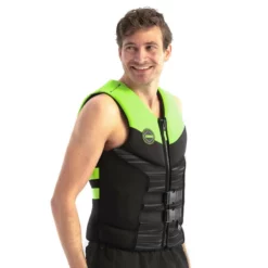 Gilet Jobe Homme Segmented Avec Ceinture Néoprène Vert
