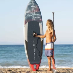 Stand-Up Paddle Gonflable Aqua Marina Wave 8'8" 10 Stand-Up Paddle Gonflable Aqua Marina Wave 8'8" -Wakeboarder Soldes Magasin stand up paddle gonflable wave 8 8 4