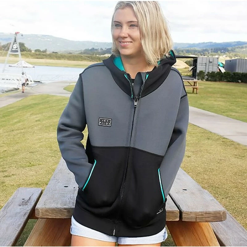 Veste Tour Coat Jetpilot Flight 2mm Teal 2 Veste Tour Coat Jetpilot Flight 2mm Teal – Image 2