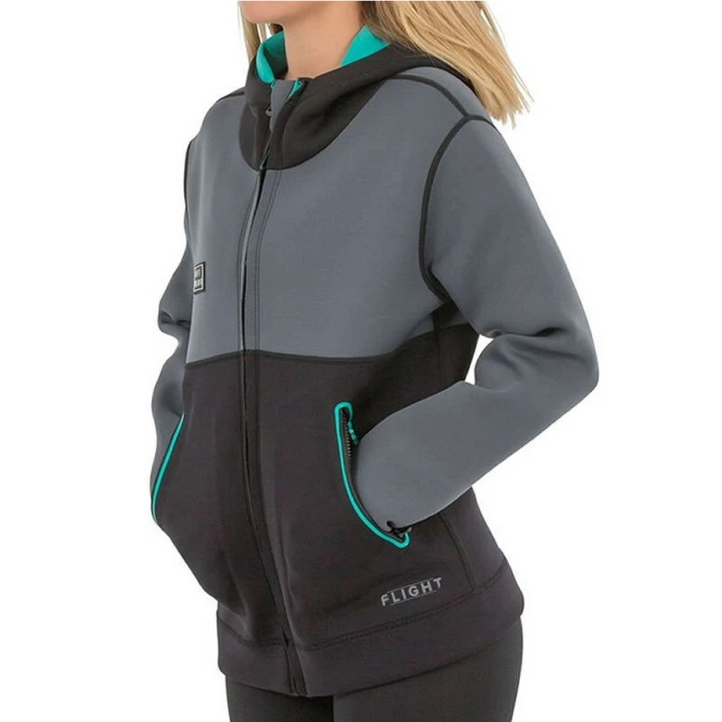 Veste Tour Coat Jetpilot Flight 2mm Teal 1 Veste Tour Coat Jetpilot Flight 2mm Teal